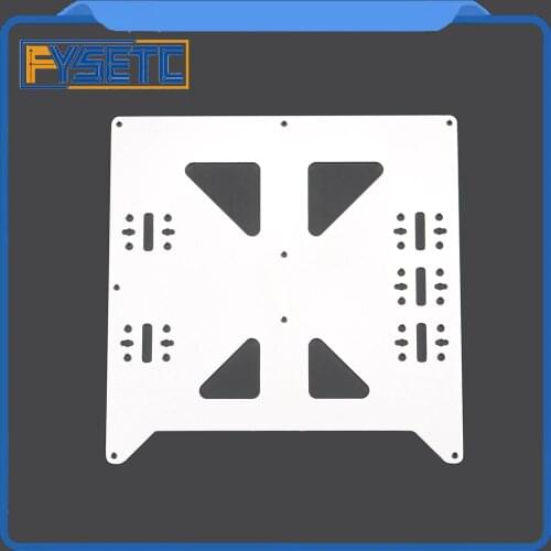 Aluminum Y Carriage Anodized Plate Upgrade V2 Prusa i3 V2 Hot Bed Support Plate For Prusa i3 DIY 3D Printer parts