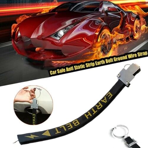 Car Anti Static Strip Earth Belt Ground Wire Strap Vehicle Safe Driving Tool