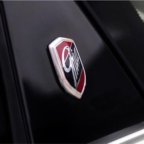 Car Sticker Emblems GHIA Side Shield Logo Marked Stickers For Ford Focus 2 3 4 Mondeo Fiesta Ecosport Kuga Edge Explorer Everest