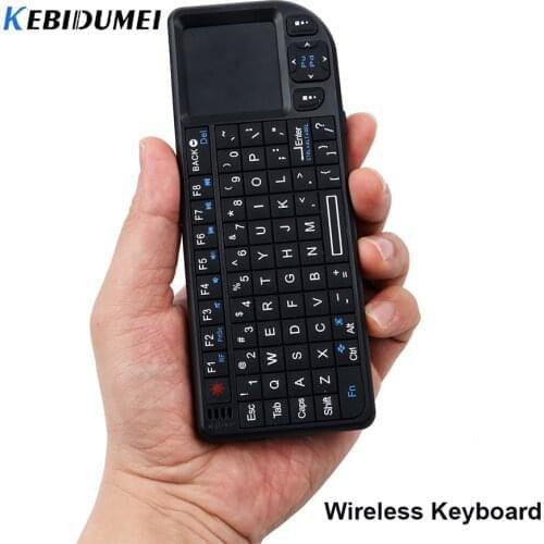 Kebidumei Mini Wireless Keyboards Air Mouse 2.4G Handheld Touchpad For Gaming Portable Keyboards For Phone Smart TV Box Android