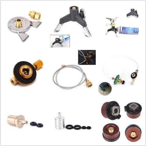 1 PCS Outdoor Camping BBQ Picnic Gas Stove Switching Charging Inflatable Valve Adapter for Flat Tank Liquefied Gas Cylinder