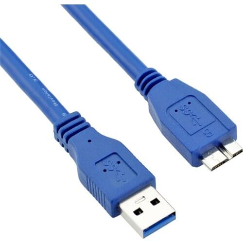 0.3m 0.6m 1.0m 1.5m 5.0m USB 3.0 Type A to Micro B Cable For External Hard Drive Disk HDD Samsung S5 Note3 USB HDD Data Cable