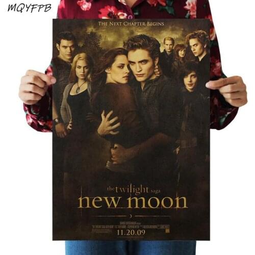 The Twilight Saga: New Moon Kraft Paper Poster Family Decoration Wall Sticker 50.5x35cm