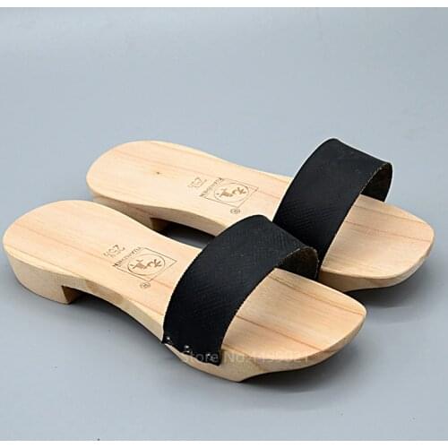 Asian Japanese Traditional Wooden Geta Flip Flops Vintage Paulownia Men Women Clog Cosplay Costume Slippers Ethnic Samurai Shoes
