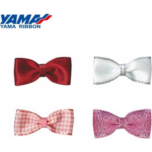 YAMA Ribbons Pinched Bowtie Width 35mm±3mm 200pcs/bag Bow Ribbon for Children Hair Accessories DIY Decoration Crafts