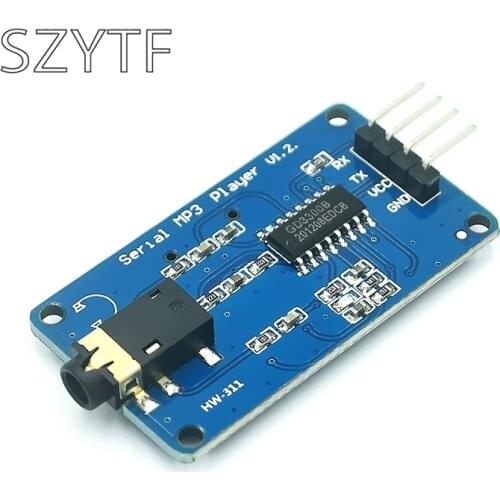 YX5300 compatible YX6300 UART TTL serial Micro SD MP3 music player module