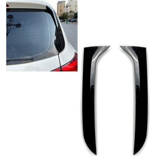 Rear Side Wing Roof Spoiler Stickers Trim Cover Gloss Black for Volkswagen Tiguan MK1 2007
