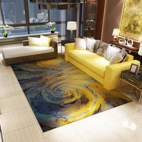 3D printing and dyeing Splash ink Rug Living room coffee table carpet Bedroom rectangular carpet Bathroom floor mat Doormat