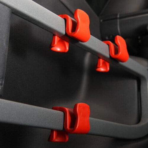 4Pcs Car Inner Cargo Rear Trunk Tail Rear Hook Hanger Holder Organizer For Jeep Cherokee 2014 2015 2016