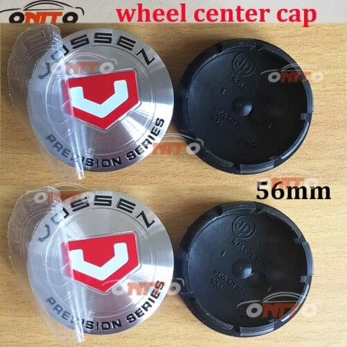 4pcs/set 56MM ABS For vossen Logo Car Emblem badge Auto Wheel hub center caps car styling Wheel Dust-proof emblem covers