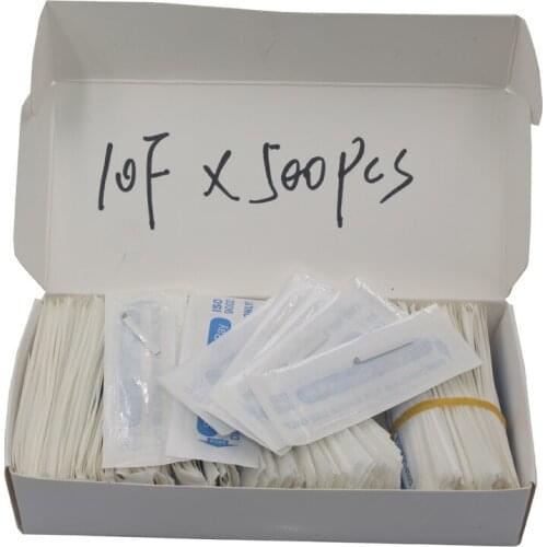 500pcs 10f microblading Shapes Tattoo Needles Permanent Makeup Eyebrow Embroidery Blade For 3D Microblading Manual Tattoo Pen