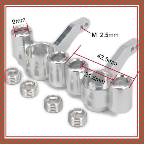 Aluminum Steering Hub Carrier(l/r) Knuckles 511484 For Rc Hobby Model Car 1/10 FS Racing Truck Buggy 53810 Upgraded Hop-Up Parts