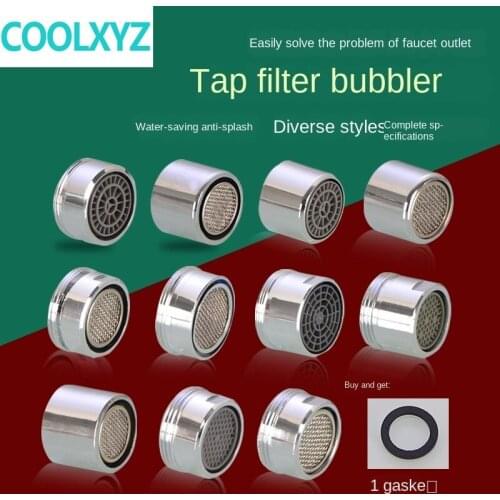 Faucet bubbler kitchen dish basin bathroom basin filter mouthpiece foam splash-proof spout fitting