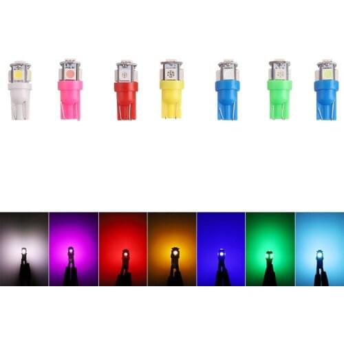 T10 5050 5smd 5W5 side marker light highlight led reading light license plate light bulb