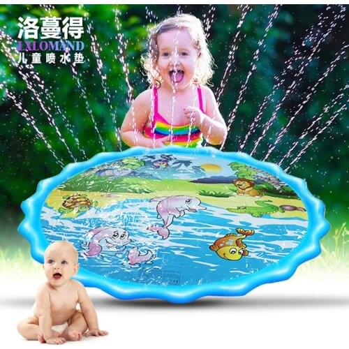 170CM Baby Toys Water Mat Childrens mat Summer Beach Inflatable Spray Water Cushion Outdoor Lawn Baby Play Mat Games Playmat