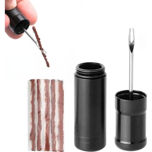 Bicycle Tubeless Tire Repair Tool MTB Tyre Puncture Sealant Rubber Stripes Tyre Drill Puncture Repair Strip For Cycling