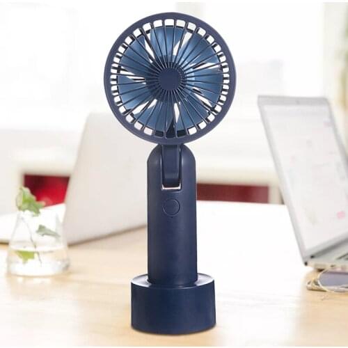 Mini Portabl Fan 3 Speed USB Rechargeable Personal Handheld Air Cooler Adjustable Fans For Office Household