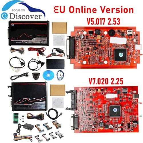 Newest V2 V7.020 V2.25 4LED Red PCB EU Version V5.017 SW2.53 Online Version No Tokens Limited 5.017 2.53 7.020 2.25