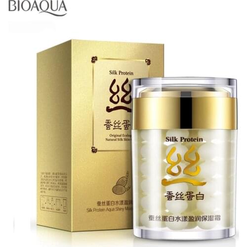 Collagen protein moisturizer face cream anti wrinkle age anti acne whitening cream bioaqua silk skin care ageless products