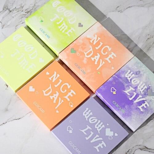 9colors Colorful Eyeshadow Palette Fruit Matte Pearl Longlasting Waterproof Eye Makeup Charm Eye Pigment Makeup Cosmetics TSLM1