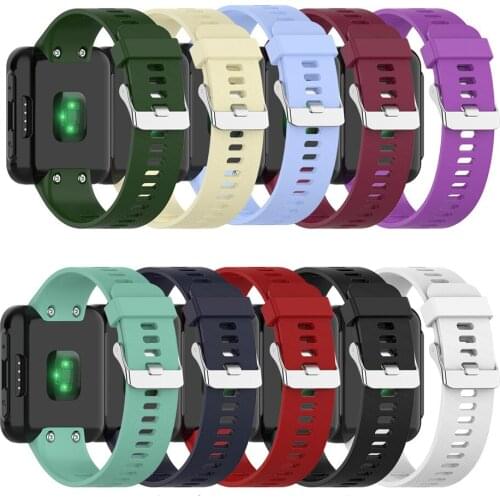 22mm Replacement Silicone Watch Band Strap for Garmin Forerunner35 Forerunner30 Smartwatch Band Bracelet Unisex Accessories