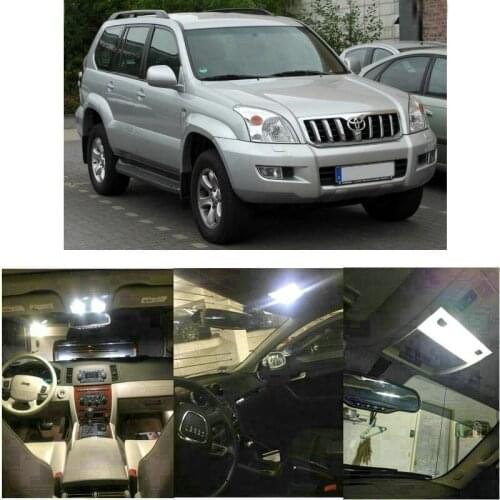 LED interior lighting complete set For Toyota Corolla Verso Land Cruiser J10 J12 Prius 2 3 4 Prius Plus