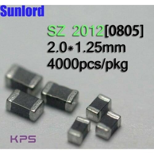 SZ 2012 Multilayer Chip Ferrite Bead Noise suppression Computer DVD Camera LCD TV OA 3C 5G AI EMI High speed signal Phones