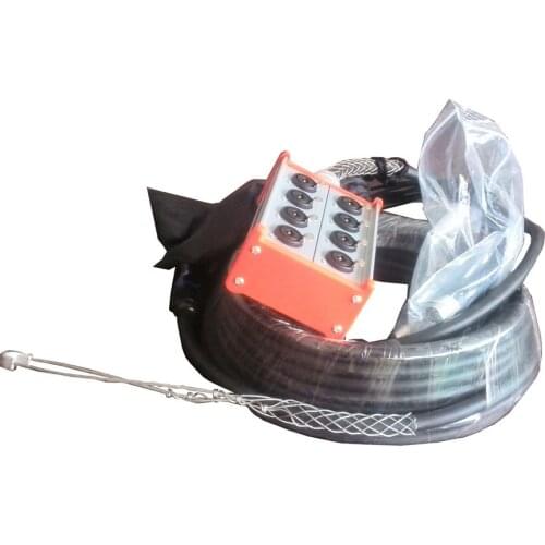 High quality KL Pro Audio 8 channel - 32ft (10m) XLR Mic Stage Snake Cable -Box