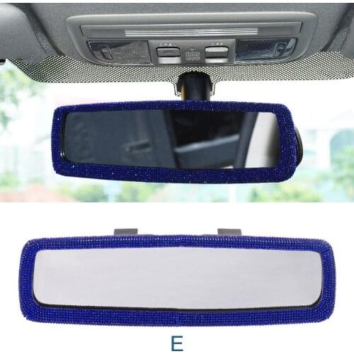 Inner Rearview Mirror Interior Rear View Mirror for Car Accessories Bling Rhinestone Diamond Decor