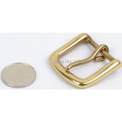 DIY leather craft women solid brass belt pin buckle inner 31mm 3pcs/lot