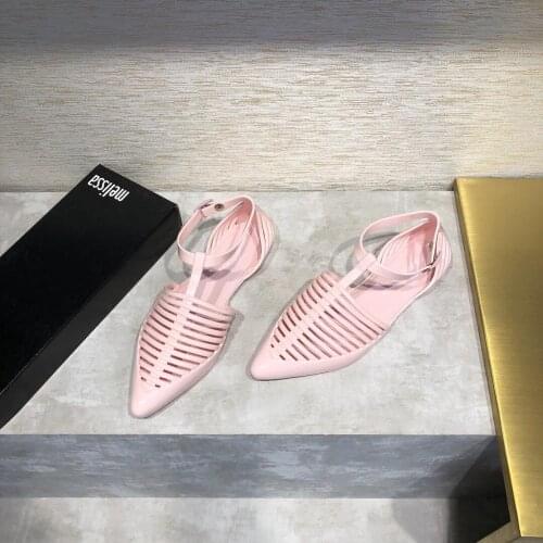 Melissa Bownot Ultragirl Elements Women Sandals 2020 New Summer Ladies Hollow Sandals Breathable Jelly Sandals Female Shoe SM004