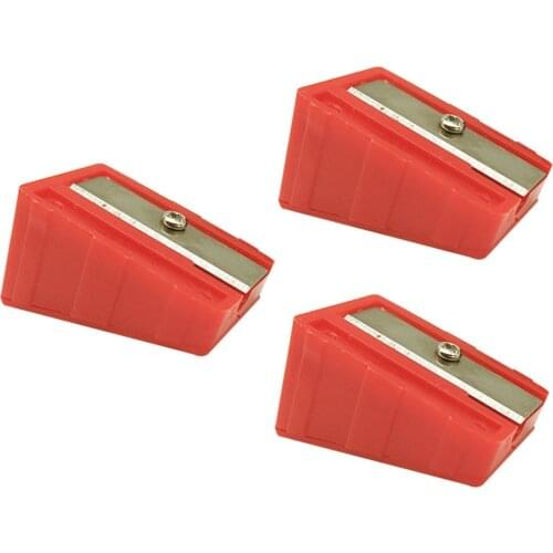 3Pcs Cue Tip Trimmer Portable Billiard Cue Tip Trimmer Shaper (Random Color)