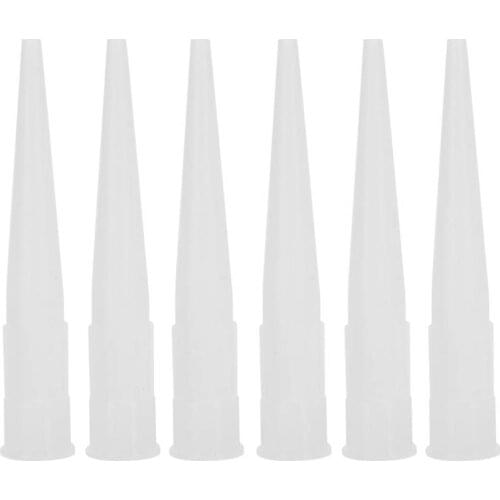 30pcs Caulk Nozzles Plastic Glass Glue Nozzles Sealant Silicone Caulking Tips Caulking Gun Nozzle