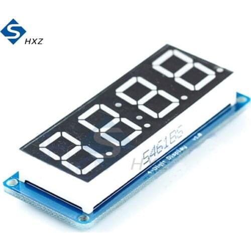 0.56 inch 4-Digit Digital Clock Module TM1637 for Arduino 0.56" LED 4-Digit Tube Display D4056A Module with Decimal Point