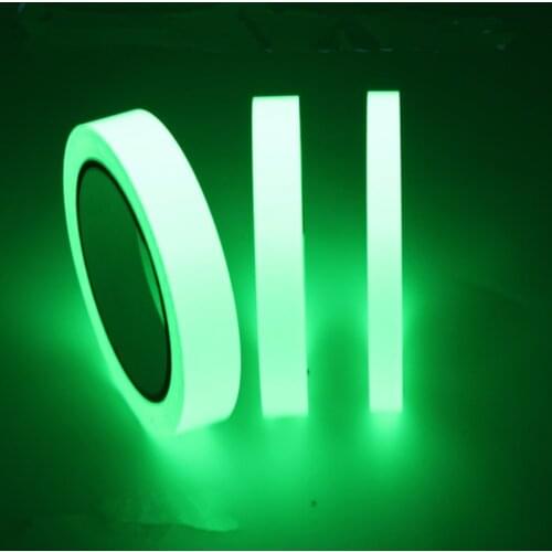 5 Rolls Glow In The Dark Sticky Tape Self Adhesive Luminous Safety Sticker