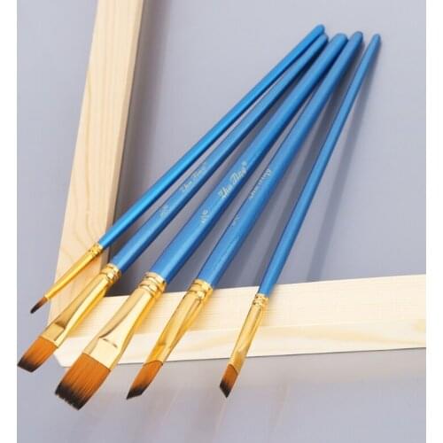 5pcs Art Painting Brushes Set Acrylic Oil Watercolor Artist Paint Brush 32CB
