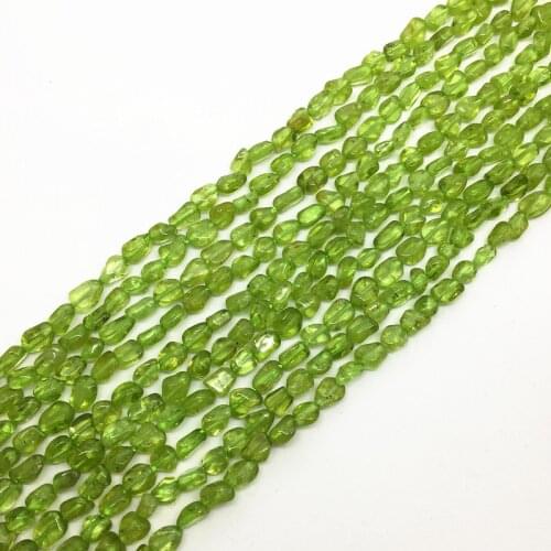 BEADZTALK Natural Peridot 4-7 mm Stone Chip Beads For DIY Jewelry Making also tourmaline garnet etc