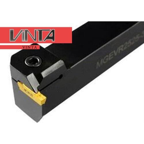 Free shipping CNC Internal Tool Holder MGEHR1616-1.5 MGEHL1616-2 Lathe grooving turning tool holder Matching Inserts MGMN150