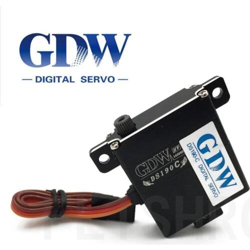 GDW DS190C 8kg 0.05sec / DS1901C 6kg 0.1sec 8.4V Full Metal High Speed Digital Servo for Glider Kingmax CLS0911W CLS0512W