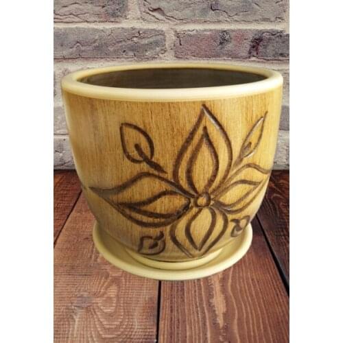 Decorative Dish Ceramic Flower Pot 30x30 cm