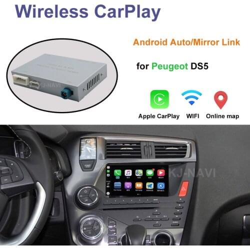 For Peugeot DS5 C4L C4 C3 C5 207 2013-2015 with Android Auto Mirror Link AirPlay Car Play Function Wireless Apple CarPlay