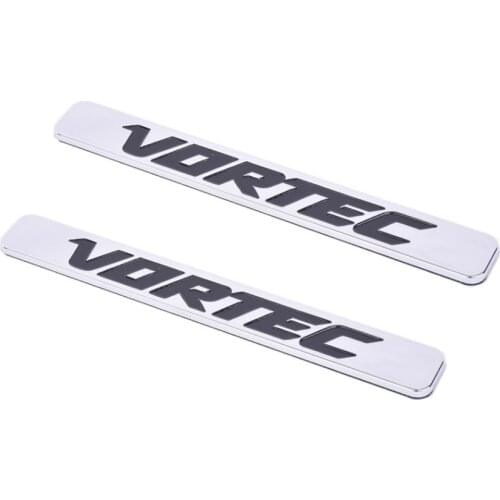 2pcs Vortec Emblems, Badges for Chevrolet 2500hd GMC Sierra Silverado Truck Liter Badges