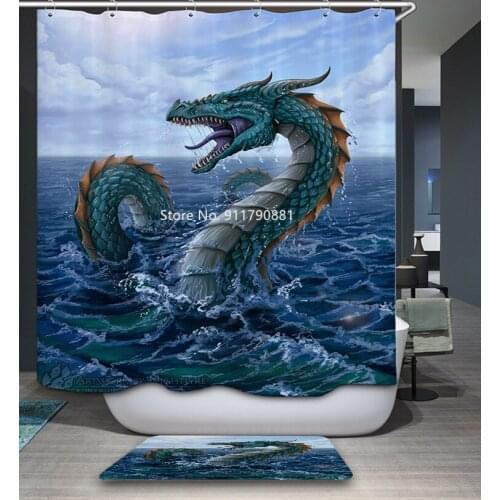 Best Selling Peacock Feather Color Print Waterproof and Mildew Proof with Hook Fashion Shower Curtain Bathroom Decoration