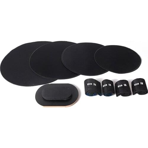 MoonEmbassy Drum Set Mute Hi-hat and Cymbal Mute Bass Drum Silencer Drummer Practice Silence Pad