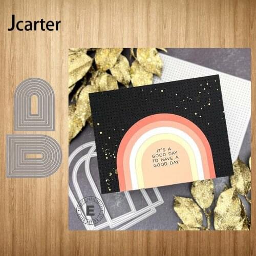 Multiple Curved Frame Metal Cutting Dies Shape Scrapbooking Handmade Craft Die Cut Stencil Card Make Mould Sheet Decor Design