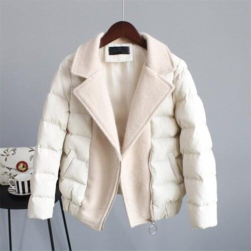2020 New autumn Womens Down Cotton Jackets Feminine Fashion Winter Warm Coat Office Ladies Clothing Outerwear зимняя куртка
