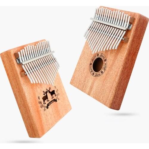 Kalimba 17 Keys Thumb Piano Musical Instruments Kalimba Piano Easy Carry Creative Music Box High Quality For Children Learners