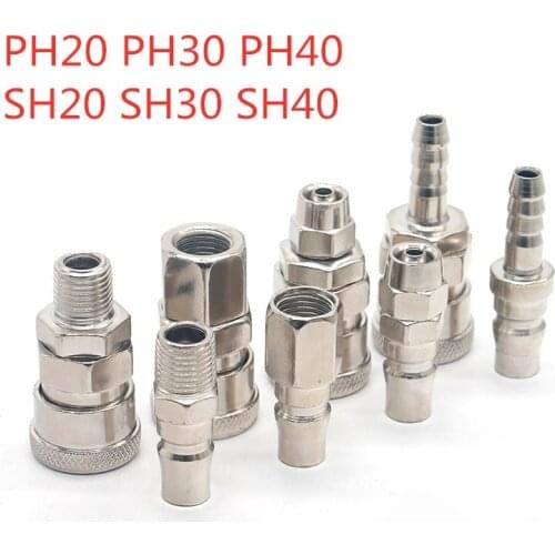Pneumatic fitting C type Quick connector High pressure coupling PH20 PH30 PH40 SH20 SH30 SH40 Air compressor connector