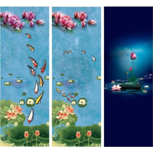 Anti Skid Yoga Mat Towel Sweat-absorbent Printed Foldable Pilates Mat Cover Quick Dry Home Fitness Exercise Yoga Blanket