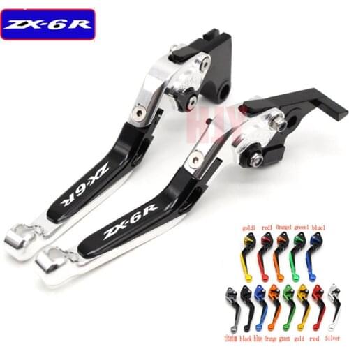 For Kawasaki ZX 6R ZX6R ZX-6R 1995-1999 1996 1997 1998 CNC Adjustable Folding Motorcycle Brake Clutch Levers